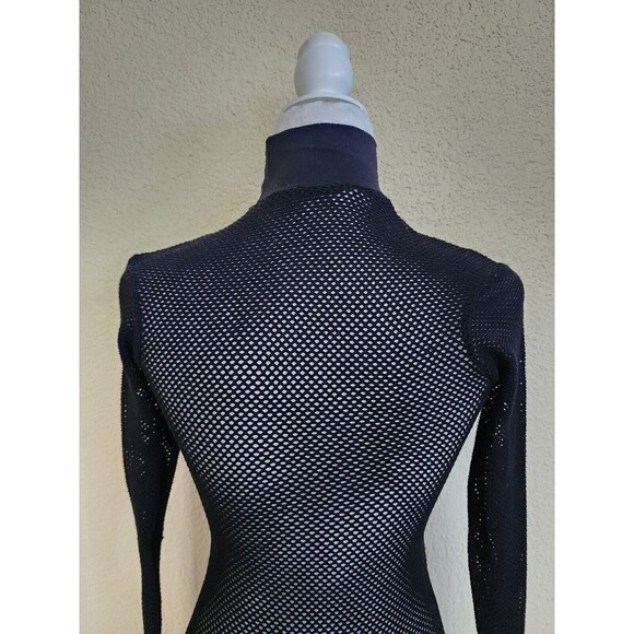 House of CB London Women's Size XS/S Bodysuit High Neck Mesh fish net stretch - Picture 5 of 9